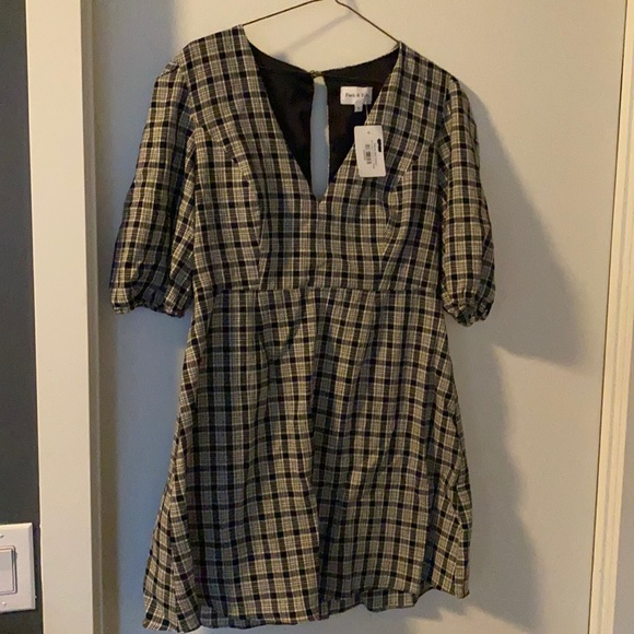 Black and White plaid mini dress from Park & Fifth - Picture 1 of 7